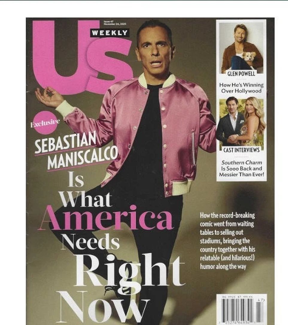US WEEKLY magazine side cover 24 November 2025