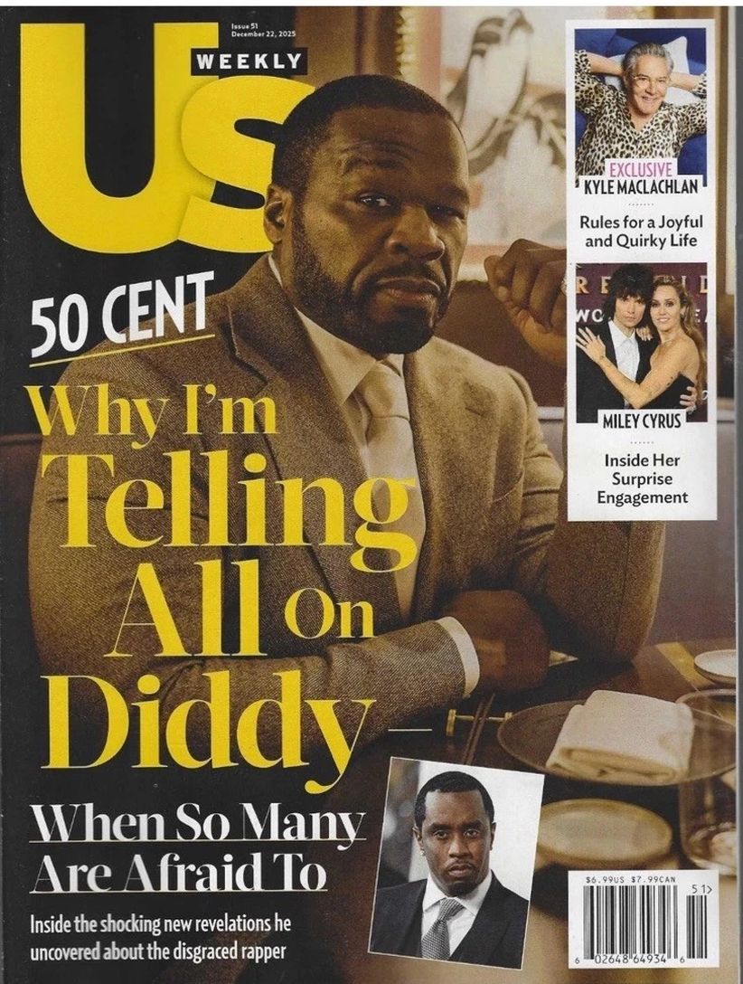 US WEEKLY magazine side cover 22 December 2025