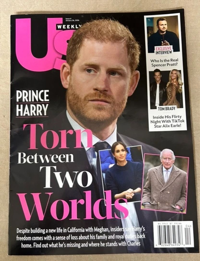 US WEEKLY magazine side cover 26 January 2026