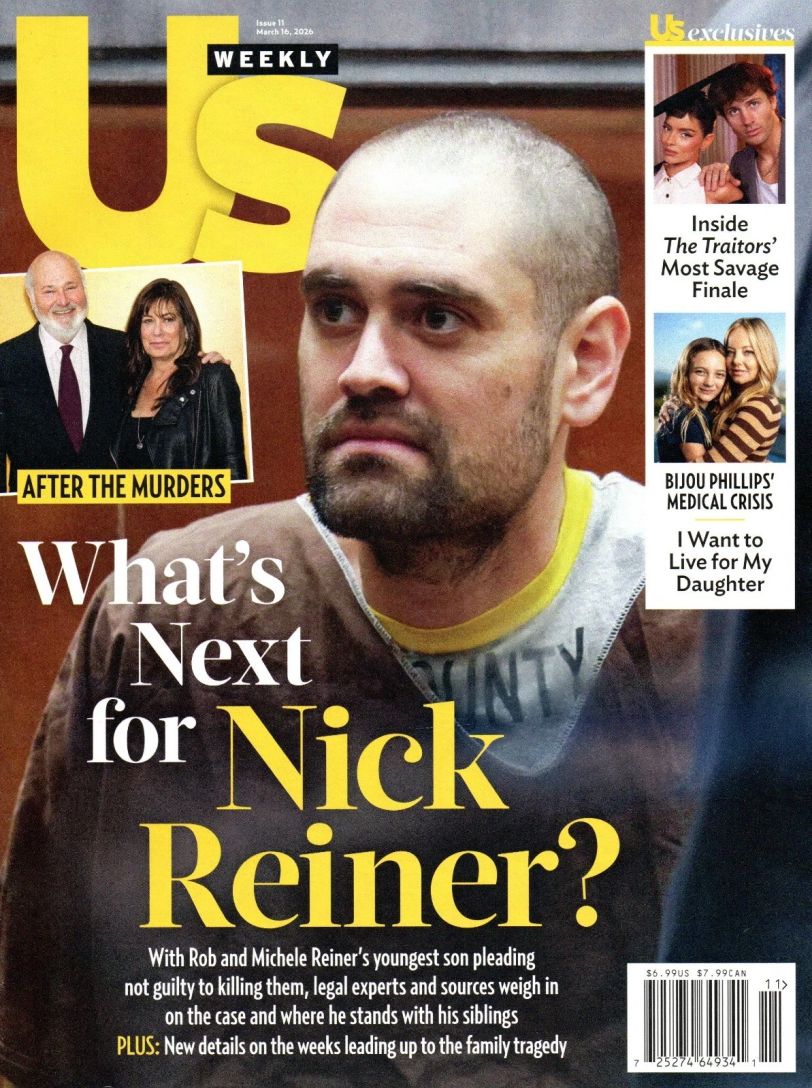 US WEEKLY magazine side cover 16 March 2026