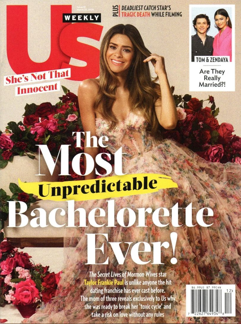 US WEEKLY magazine side cover 23 March 2026