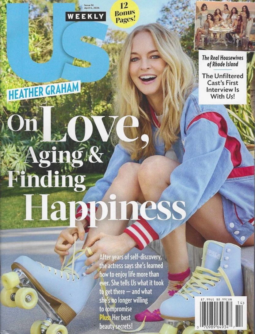 US WEEKLY magazine side cover 6 April 2026
