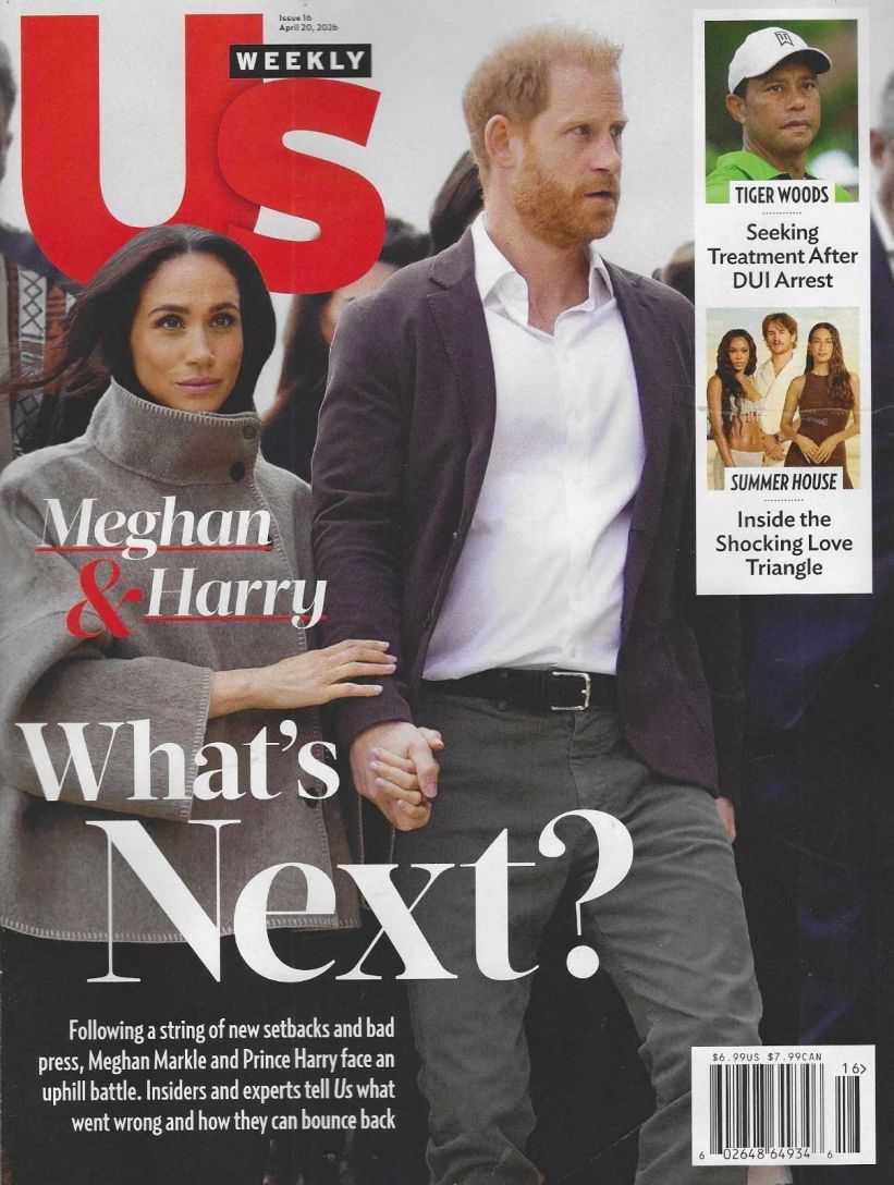 US WEEKLY magazine side cover 20 April 2026
