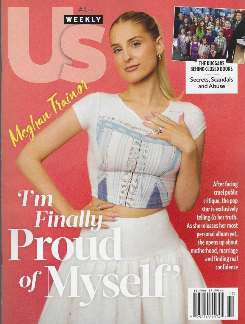 US WEEKLY magazine side cover 27 April 2026