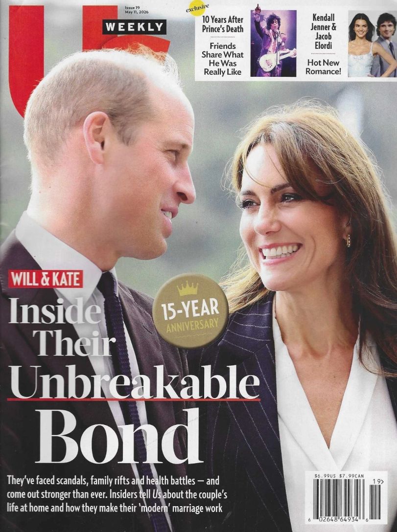 US WEEKLY magazine side cover 11 May 2026