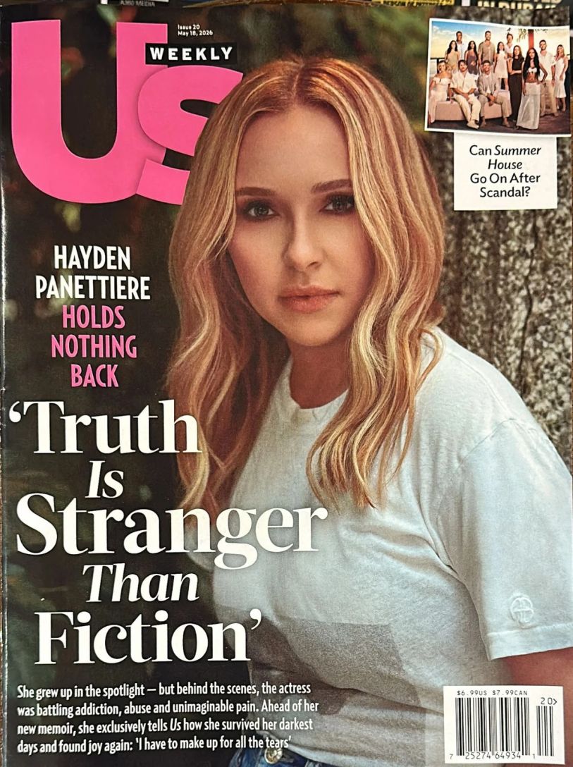 US WEEKLY magazine side cover 18 May 2026