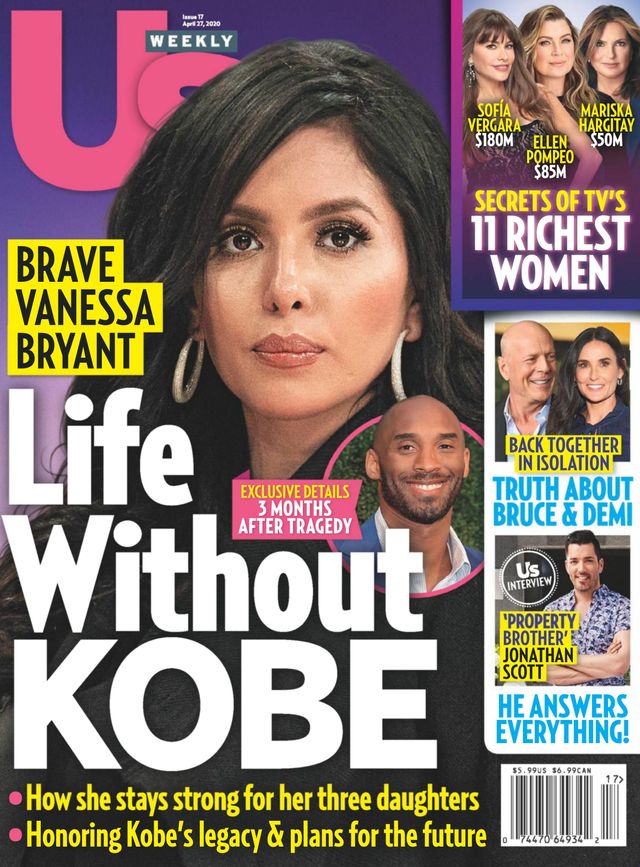 US WEEKLY magazine side cover 27 April 2020
