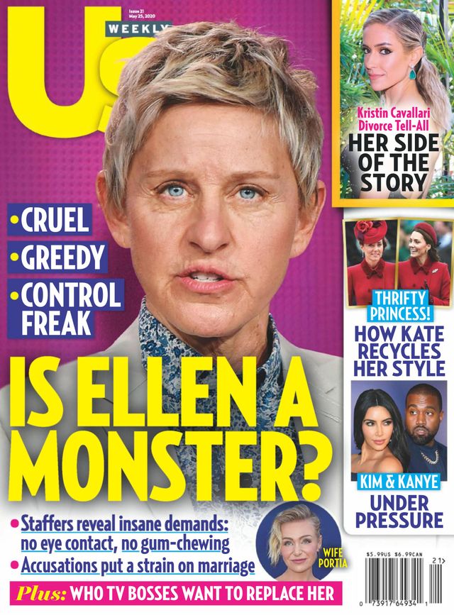 US WEEKLY magazine side cover Issue 21 25 May 2020