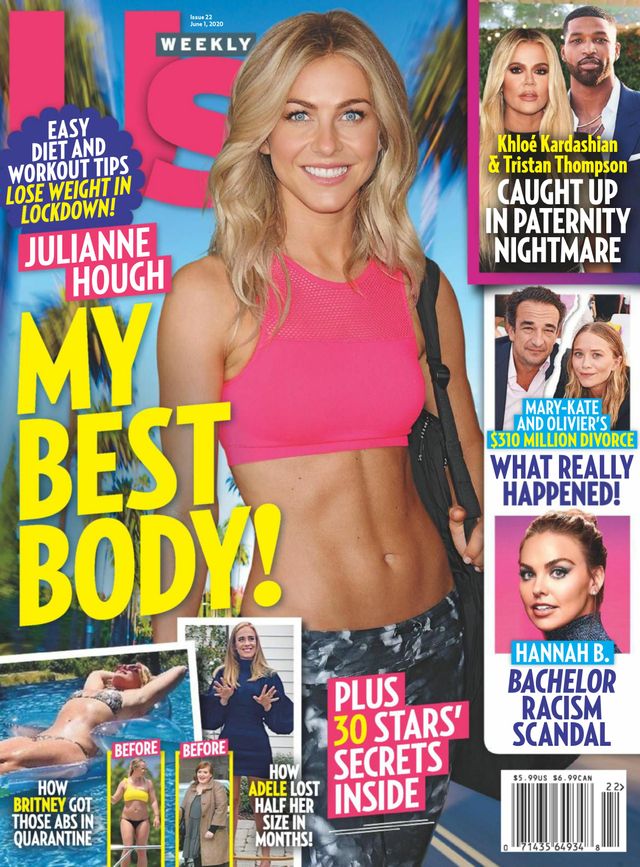 US WEEKLY magazine side cover Issue 22 1 June 2020