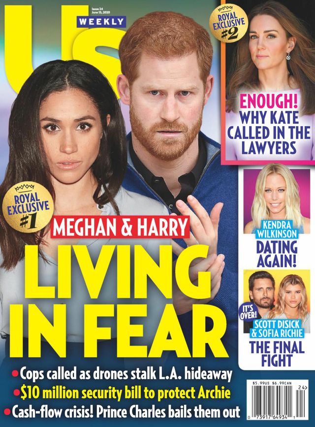 US WEEKLY magazine side cover 15 June 2020