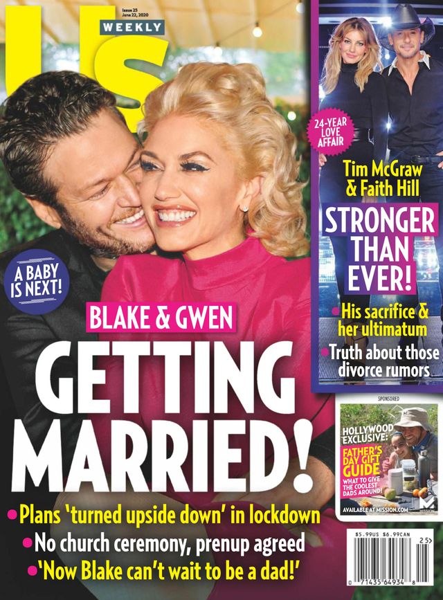 US WEEKLY magazine side cover 22 June 2020
