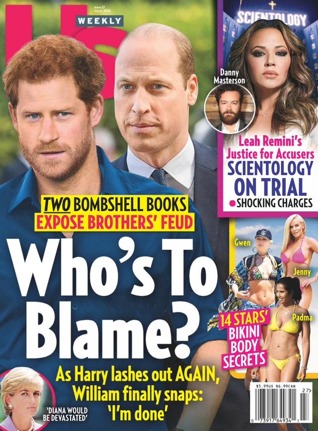US WEEKLY magazine side cover 6 July 2020