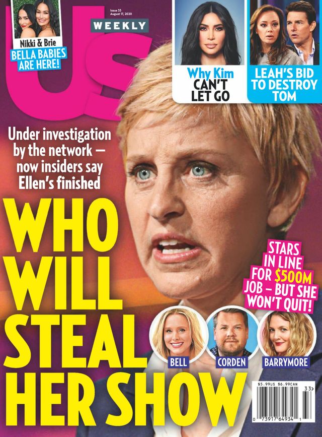 US WEEKLY magazine side cover 17 August 2020
