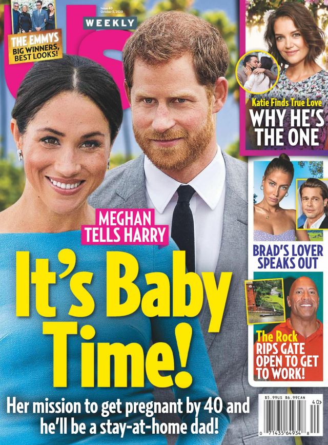 US WEEKLY magazine side cover Issue 40 5 October 2020