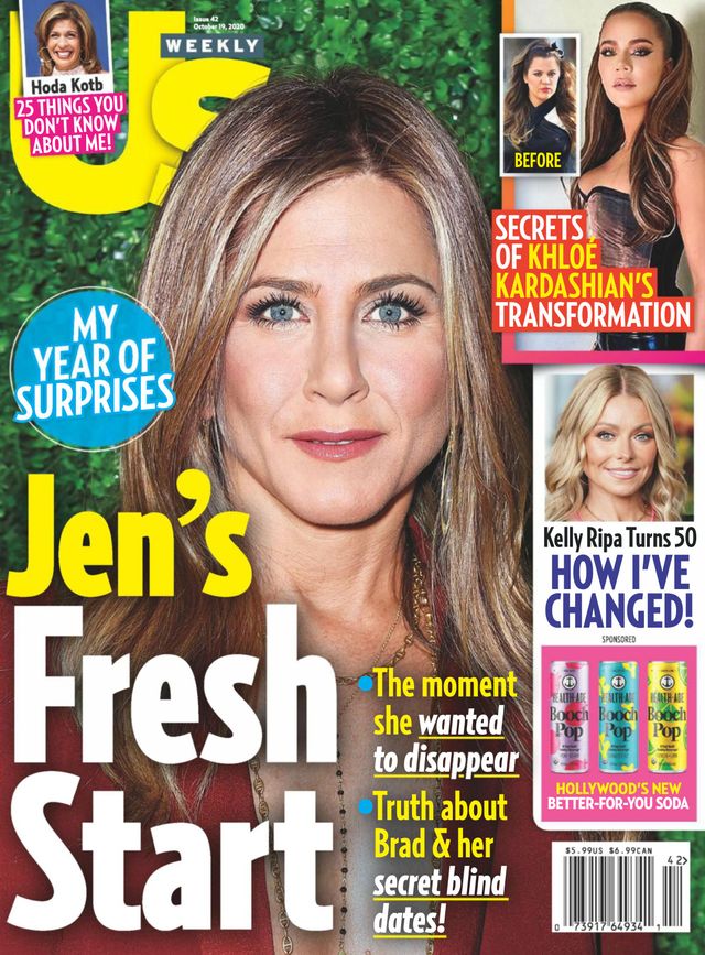 US WEEKLY magazine side cover Issue 42 19 October 2020