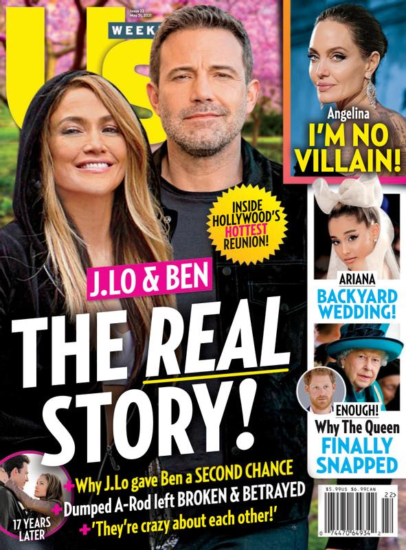 US WEEKLY magazine side cover 31 May 2021