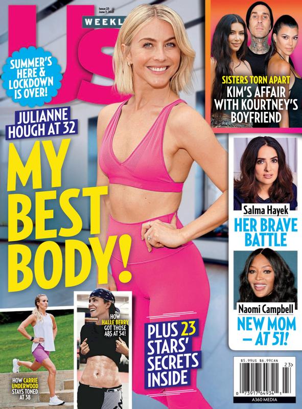 US WEEKLY magazine side cover 7 June 2021