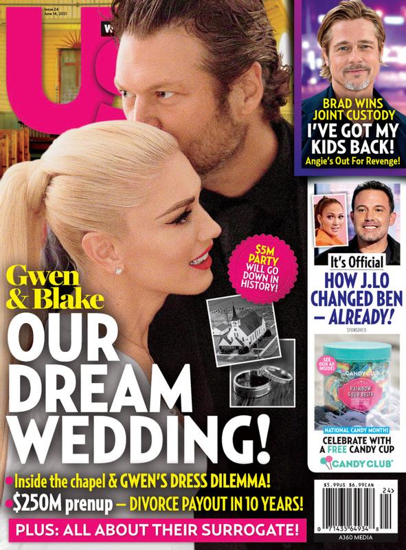 US WEEKLY magazine side cover 14 June 2021
