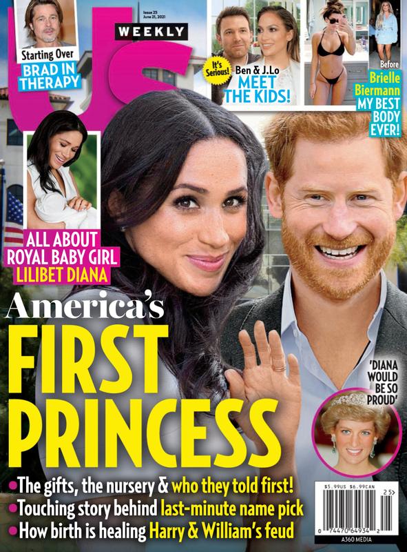 US WEEKLY magazine side cover 21 June 2021