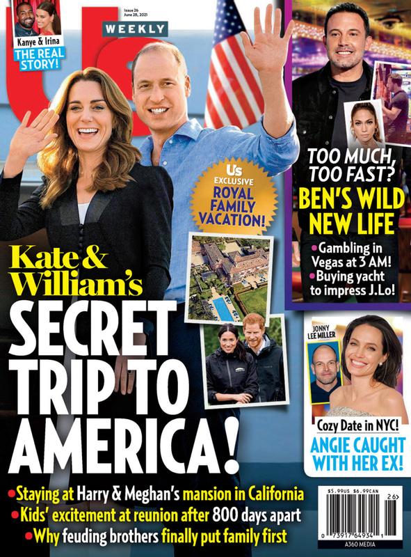 US WEEKLY magazine side cover 28 June 2021
