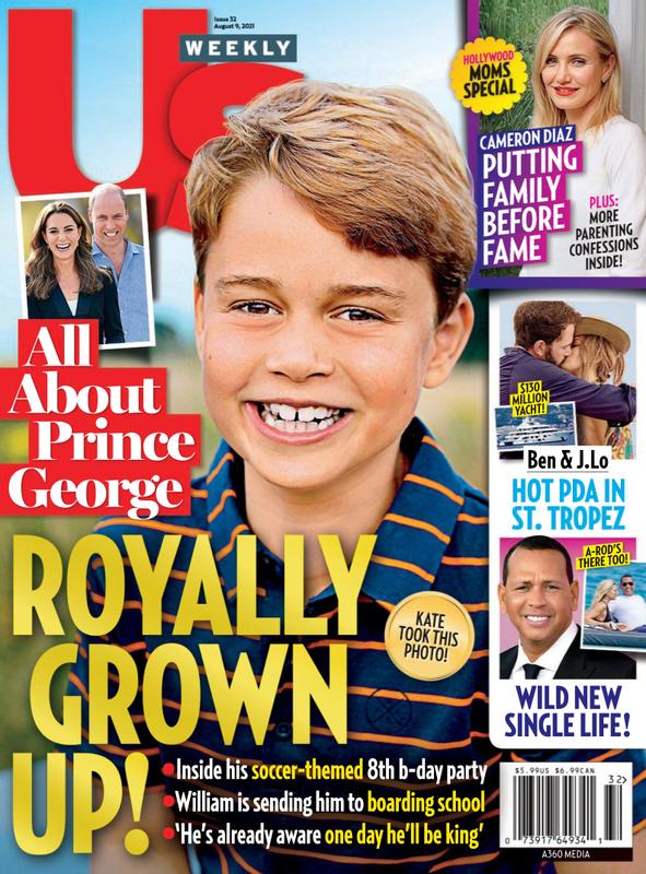 US WEEKLY magazine side cover 9 August 2021