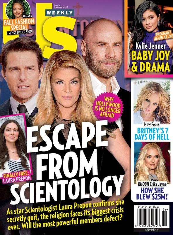 US WEEKLY magazine side cover 6 September 2021