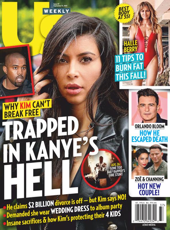 US WEEKLY magazine side cover 13 September 2021