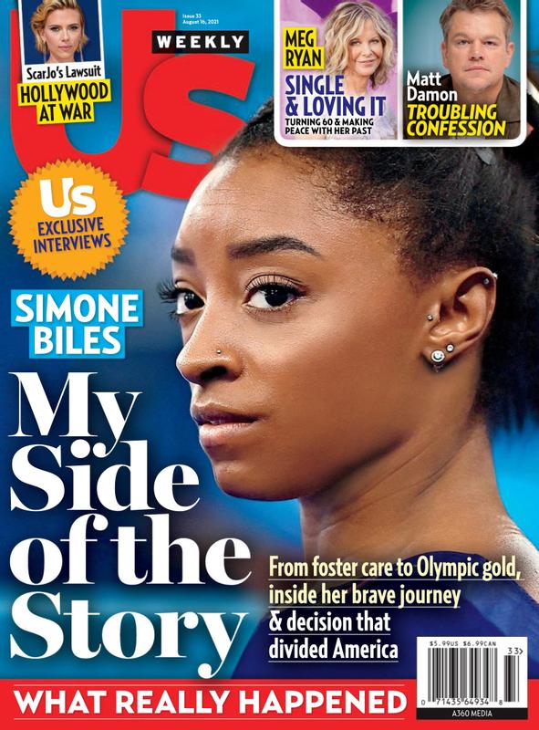 US WEEKLY magazine side cover 16 September 2021