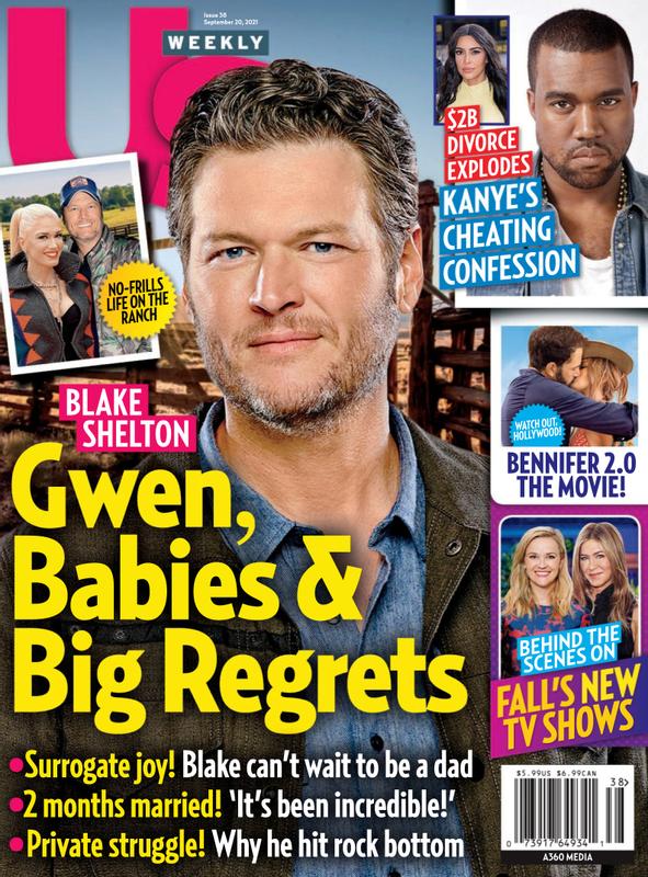 US WEEKLY magazine side cover 20 September 2021