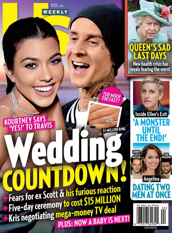 US WEEKLY magazine side cover 8 November 2021
