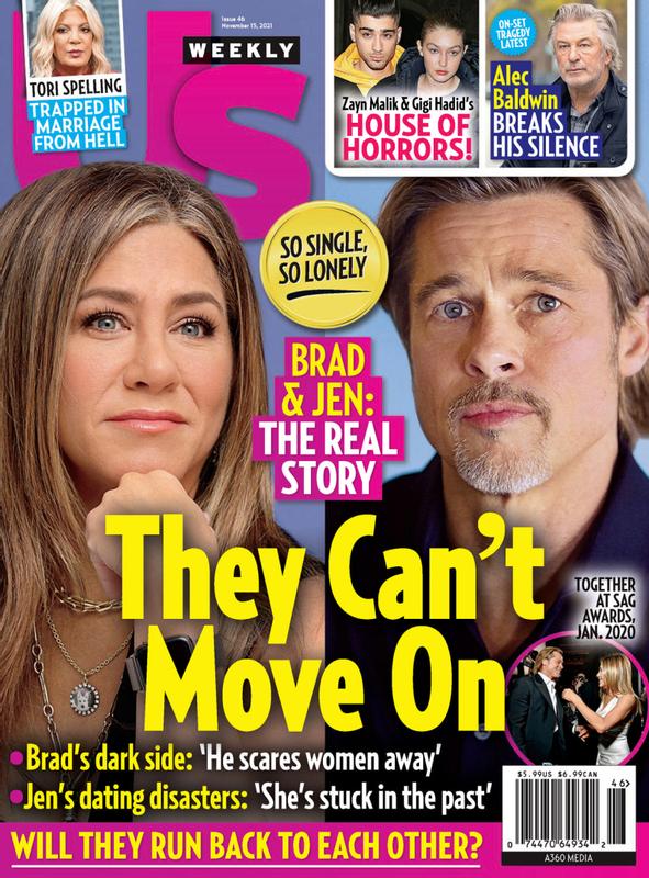 US WEEKLY magazine side cover 15 November 2021