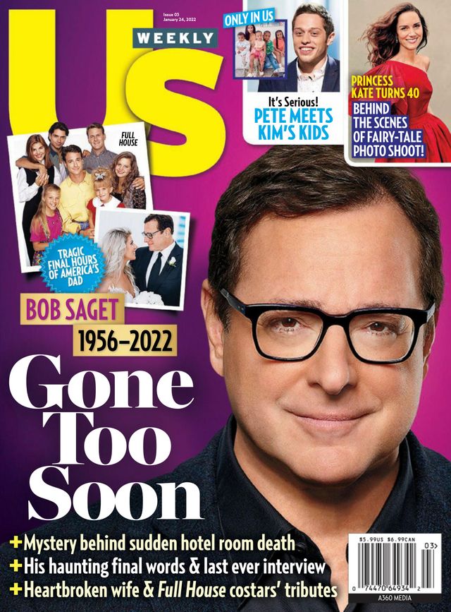 US WEEKLY magazine side cover 24 January 2022
