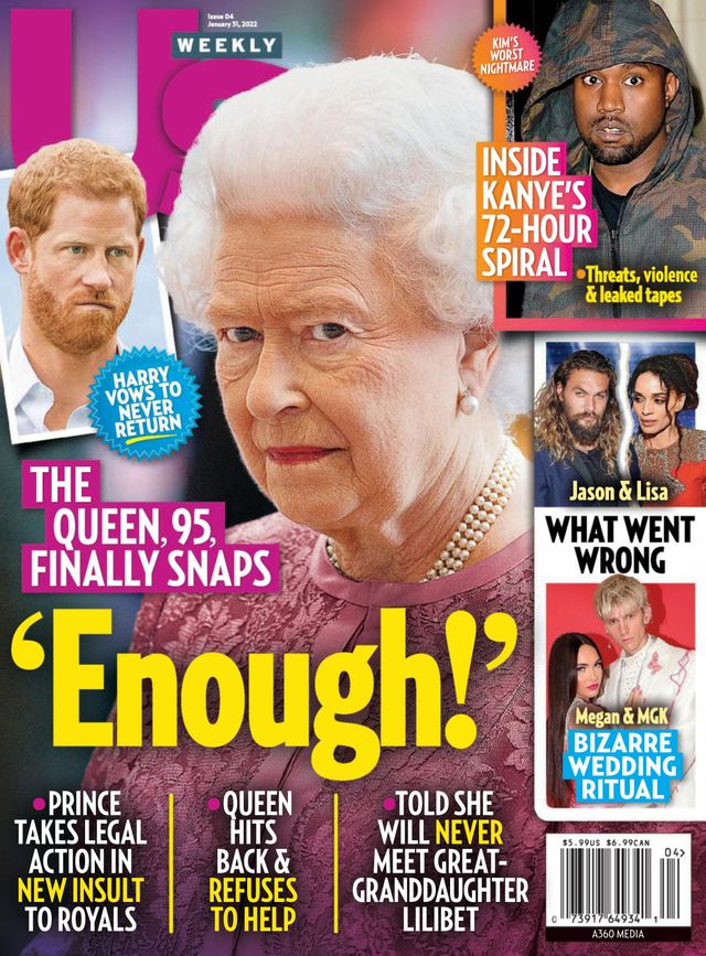 US WEEKLY magazine side cover 31 January 2022