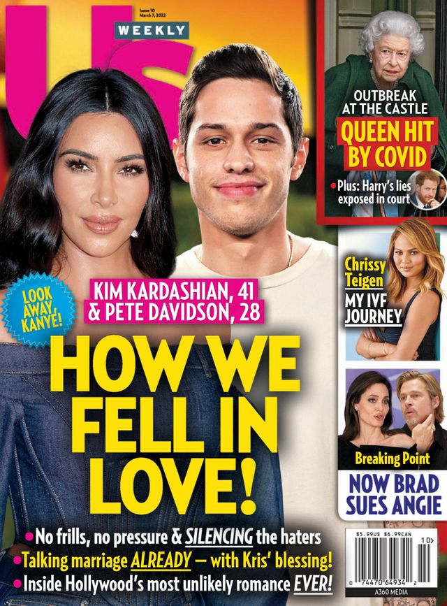 US WEEKLY magazine side cover 7 March 2022