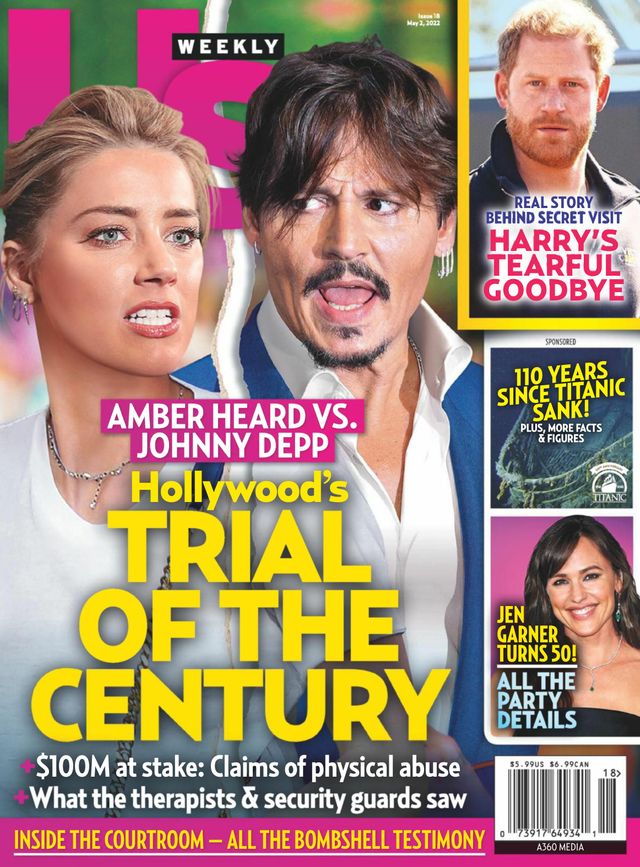 US WEEKLY magazine side cover 2 May 2022