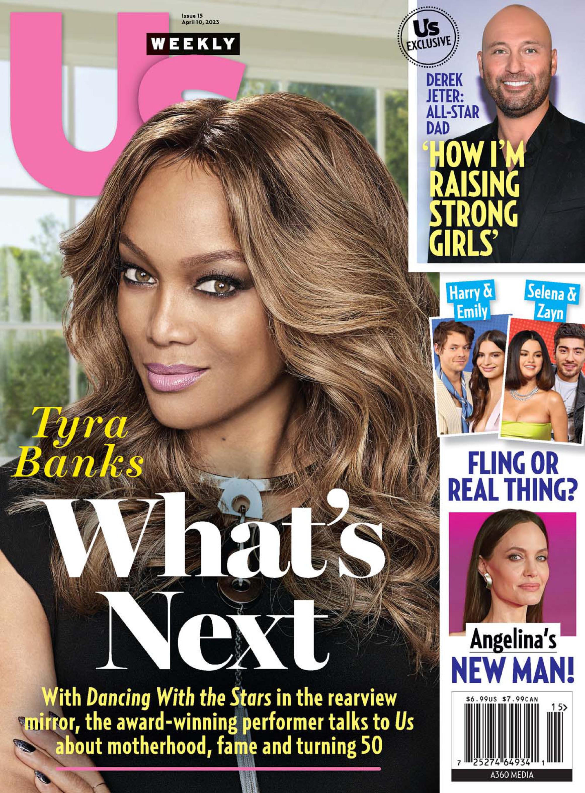 US WEEKLY magazine side cover 10 April 2023