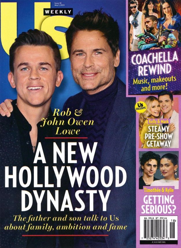 US WEEKLY magazine side cover 1 May 2023