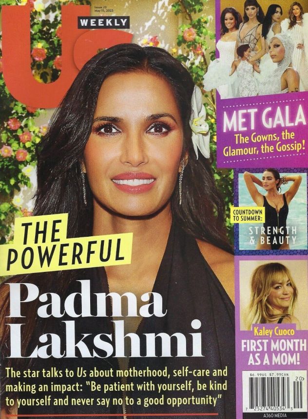 US WEEKLY magazine side cover 15 May 2023