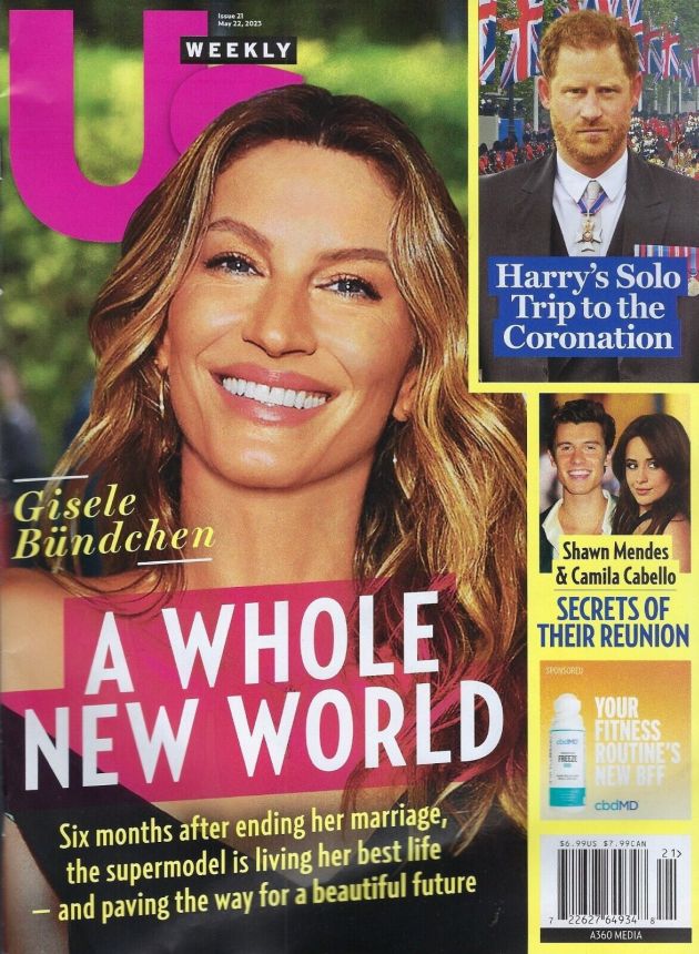 US WEEKLY magazine side cover 22 May 2023