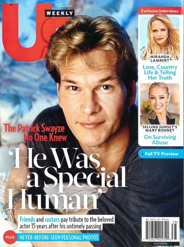 US WEEKLY magazine side cover 16 September 2024