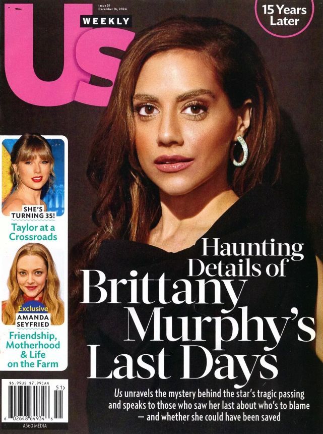 US WEEKLY magazine side cover 16 December 2024
