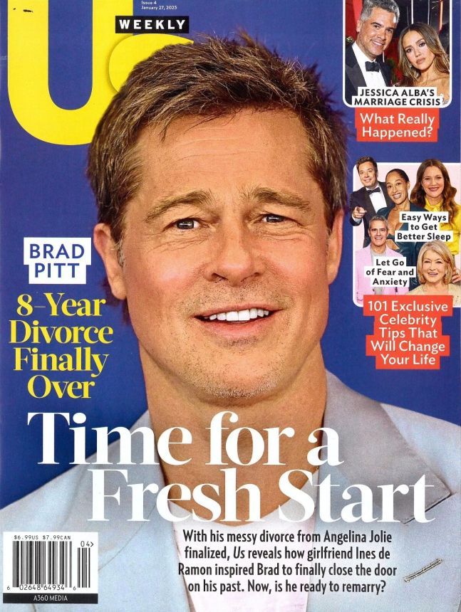 US WEEKLY magazine side cover 27 January 2025