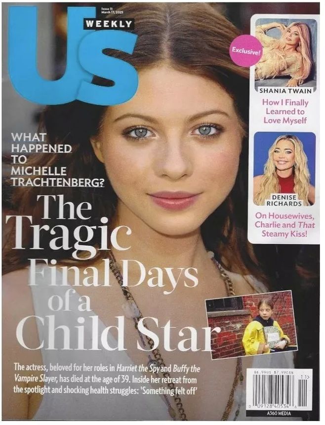 US WEEKLY magazine side cover 17 March 2025