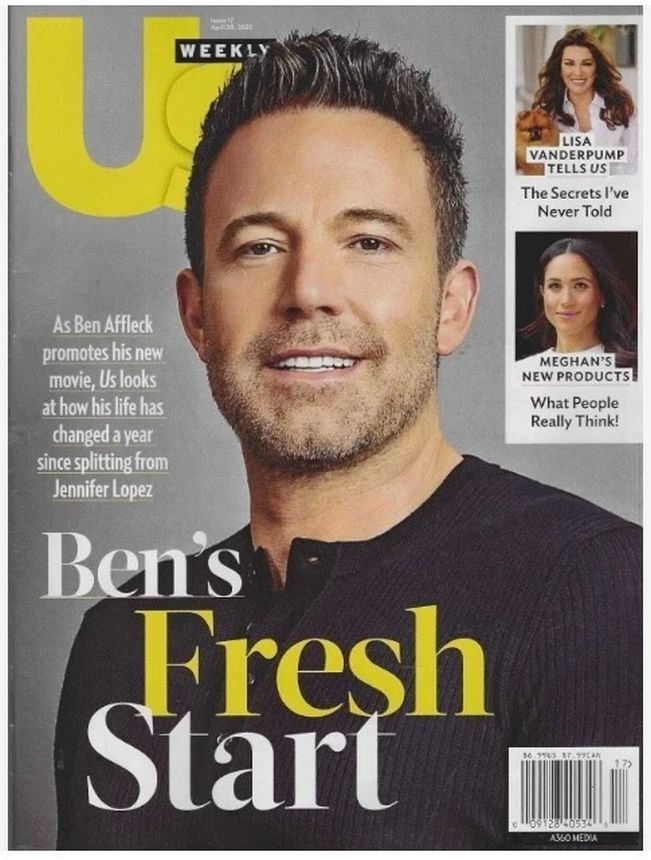 US WEEKLY magazine side cover 28 April 2025