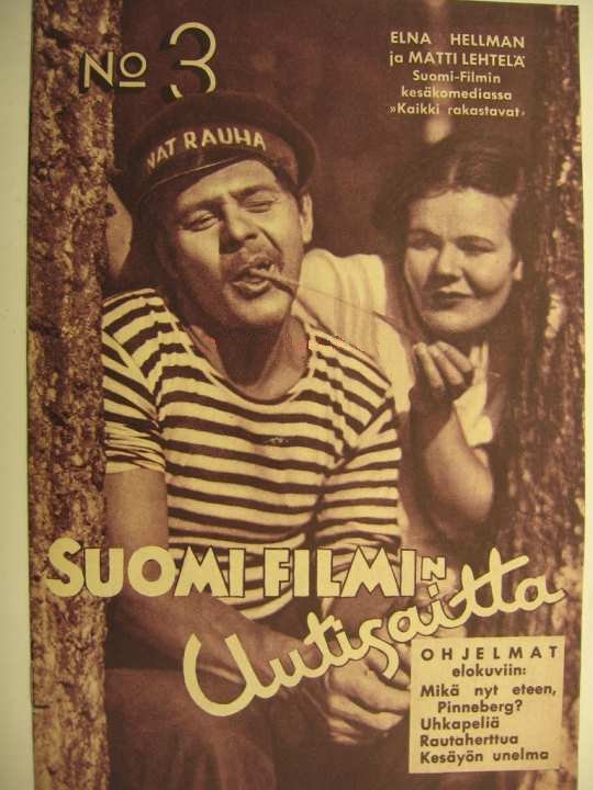 UUTISAITTA magazine side cover Issue 3  1935