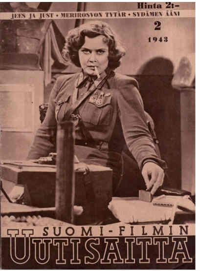 UUTISAITTA magazine side cover Issue 2  1943