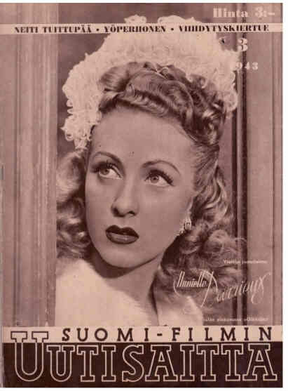 UUTISAITTA magazine side cover Issue 3  1943