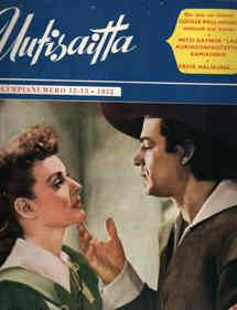 UUTISAITTA magazine side cover Issue 12-13  1952