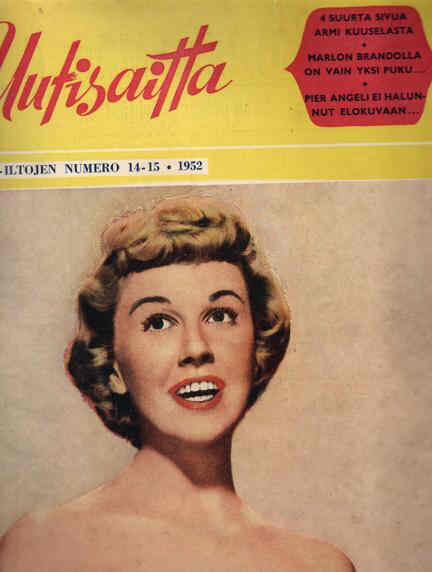 UUTISAITTA magazine side cover Issue 14-15  1952