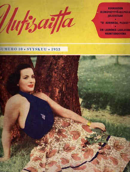 UUTISAITTA magazine side cover Issue 10  1953